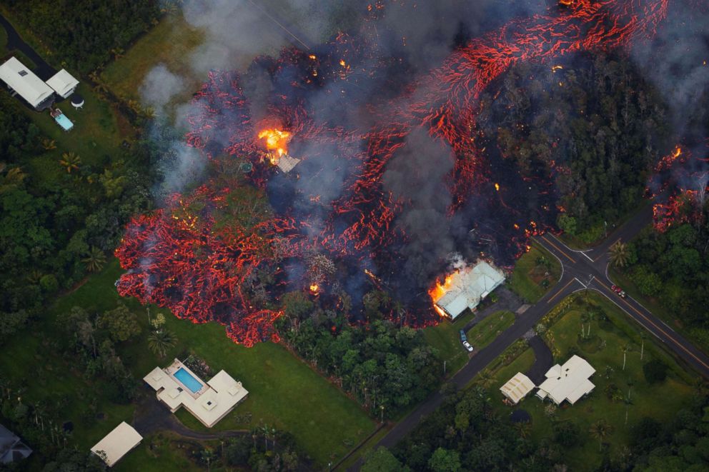 Volcán Kilauea drone